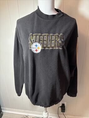 Pittsburgh Steelers Pullover Fleece Sweatshirt Steeler's Logo NN